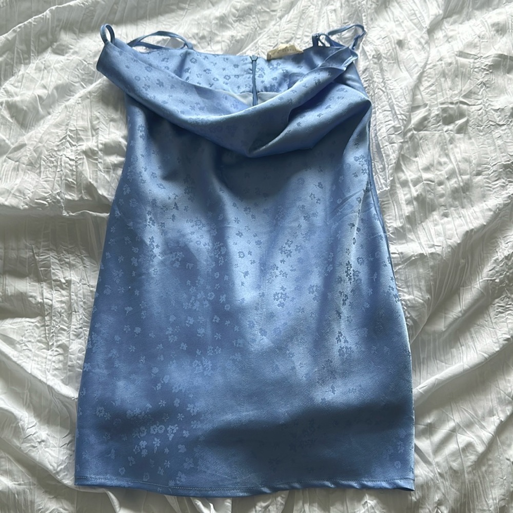 PACSUN dress, size:XS can also fit small, color: blue, worn once